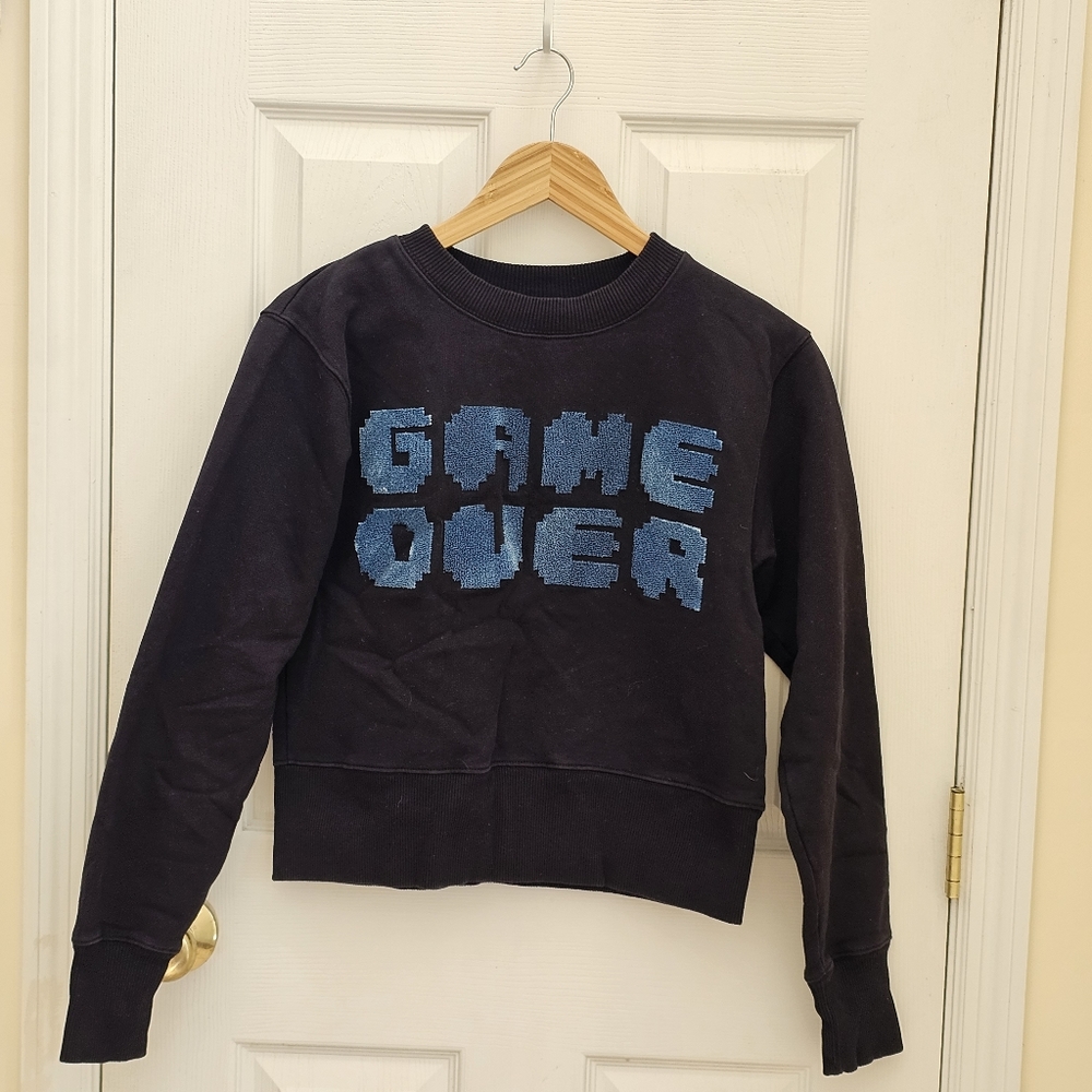 American Retro Game Over Ayda Sweater Sz 0